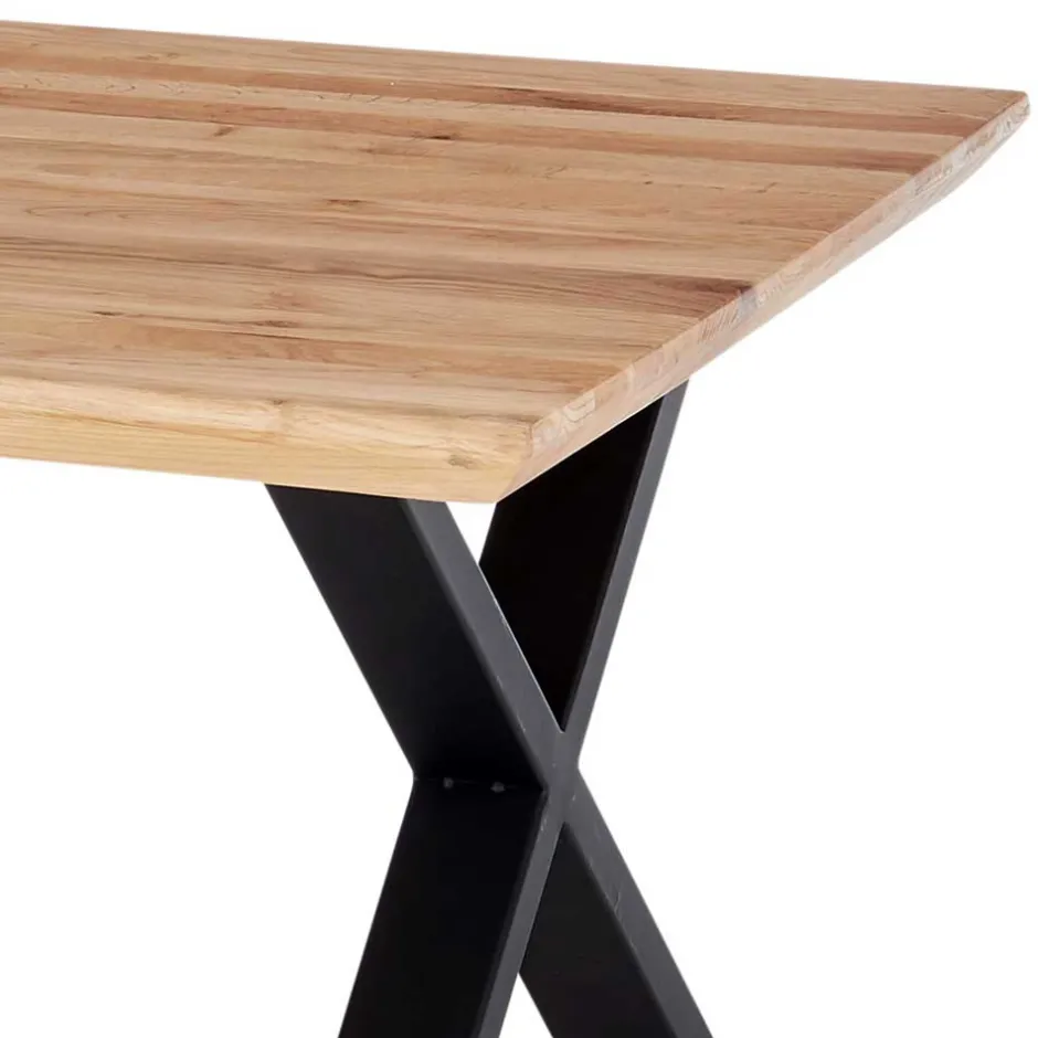 Wohnen Wohnzimmertisch mit X-Beinen - Ceraldina