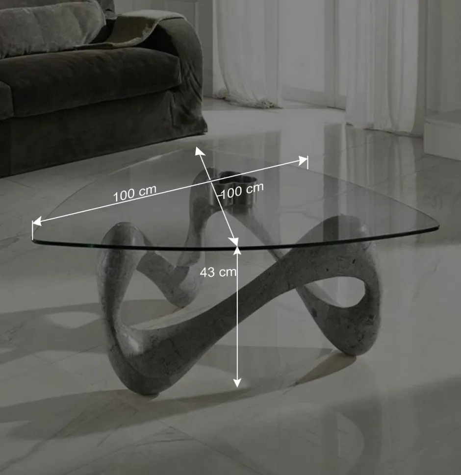 Wohnzimmertisch Same in Grau Stein^Wohnen Clearance