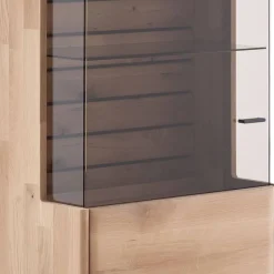 Wohnzimmervitrine in Asteiche Hell - Azzurian^Wohnen Discount