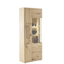 Wohnen Wohnzimmervitrine in Asteiche Hell - Losiamos