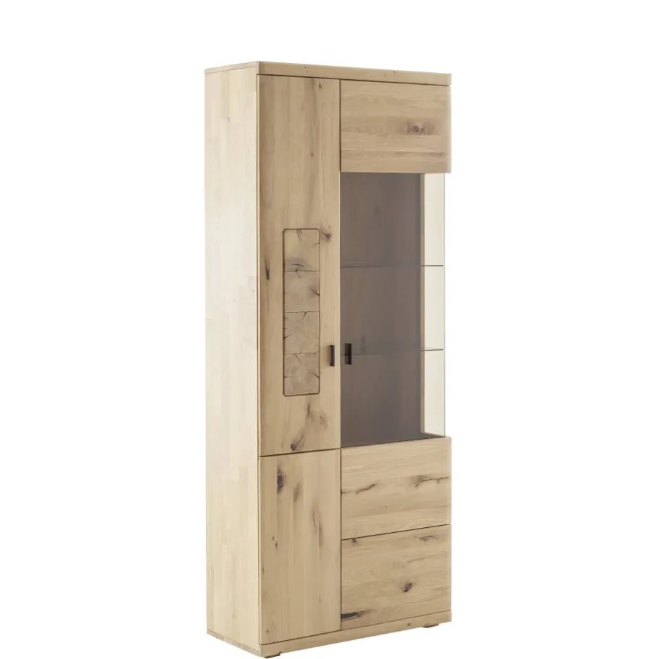 Wohnen Wohnzimmervitrine in Asteiche Hell - Losiamos