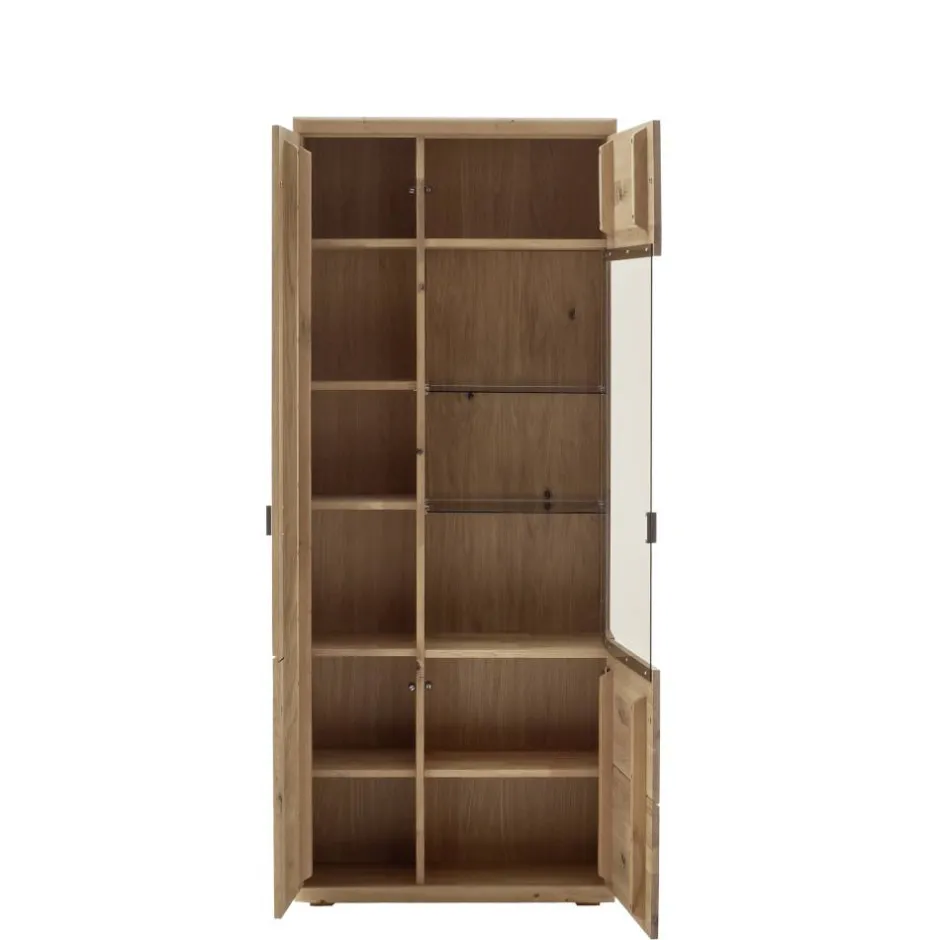 Wohnen Wohnzimmervitrine in Asteiche Hell - Losiamos