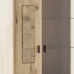 Wohnen Wohnzimmervitrine in Asteiche Hell - Losiamos