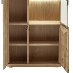 Wohnen Wohnzimmervitrine in Asteiche Hell - Losiamos