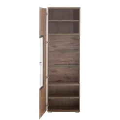 Wohnzimmervitrine in Wildeiche Holzoptik - Comrinaca^Wohnen Sale