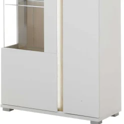 Wohnzimmervitrine mit LED Beleuchtung - Racelyn^Wohnen Sale