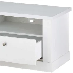 Wohnzimmerwohnwand in weißer Holzoptik Pinie - Liancos (vierteilig)^Wohnen Outlet