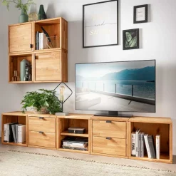 Wohnen Würfel Regale Kommoden Schränke Set - Iljona (neunteilig)