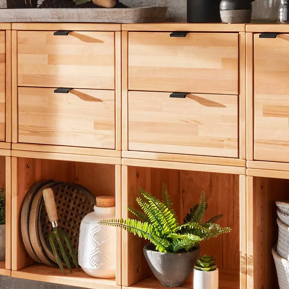 Wohnen Würfelregale Kombination aus Kernbuche - Gabela (zwölfteilig)