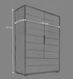 Wäscheschrank aus Wildeiche Massivholz - Feanor^Wohnen Hot
