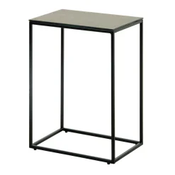 45x30 Beistelltisch mit Keramikplatte in Braun - Opium^Wohnen Best