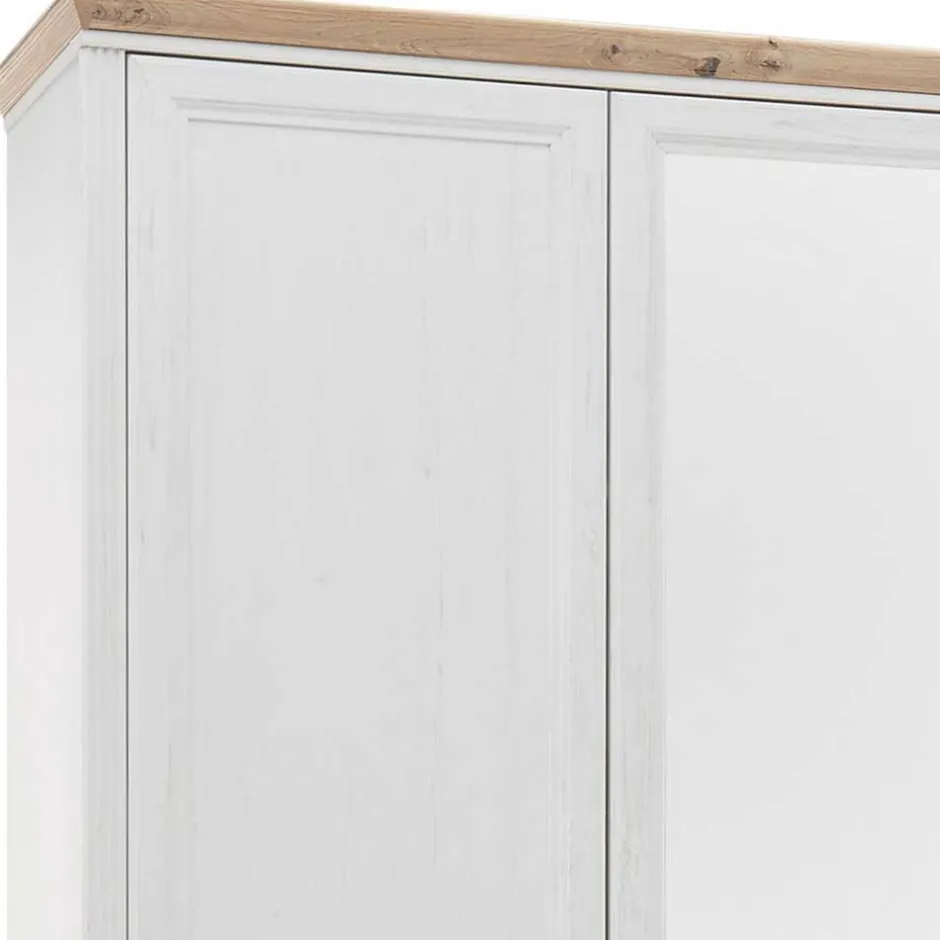 140x200 Bett & Nachtkommode & Schrank - Maggio (dreiteilig)^Wohnen New