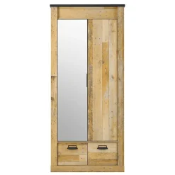 90x200 Bett & Nachttisch & Schrank - Naiavio (dreiteilig)^Wohnen