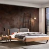 Wohnen 140x200 Bett aus Wildeiche mit Kufen - Maria