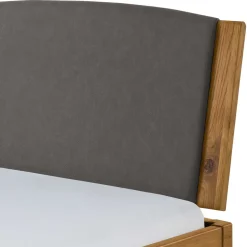 Wohnen 140x200 Bett aus Wildeiche mit Kufen - Maria