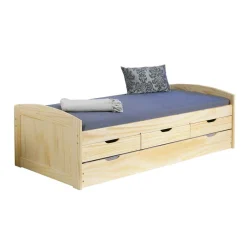 90x200 Bett mit Ausziehbett & Schubladen - Alejandro^Wohnen Outlet