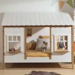 90x200 Bett mit Rausfallschutz in Haus Optik - Vericia^Wohnen New