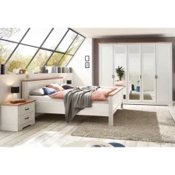 Wohnen 160x200 Bettanlage & Kleiderschrank - Maggio (vierteilig)