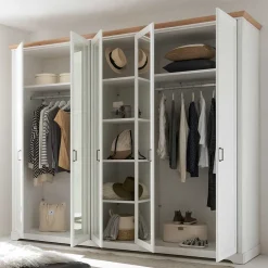 Wohnen 160x200 Bettanlage & Kleiderschrank - Maggio (vierteilig)