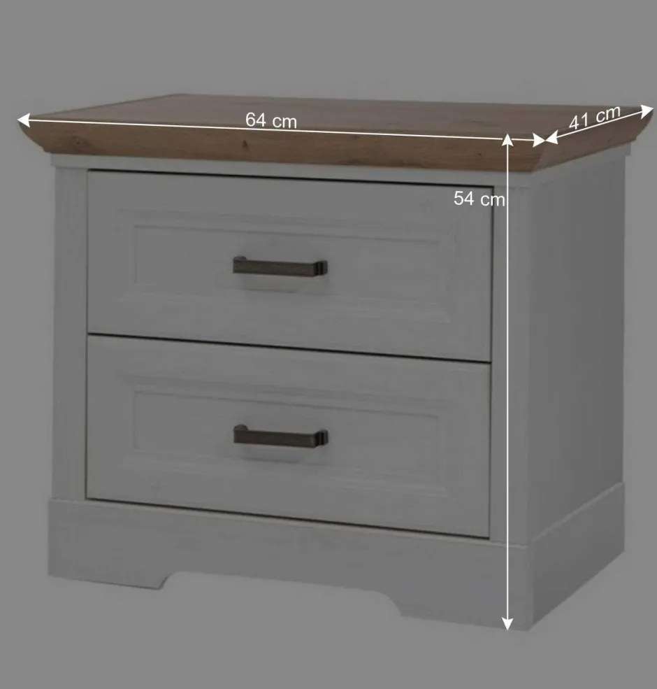 Wohnen 160x200 Bettanlage & Kleiderschrank - Maggio (vierteilig)