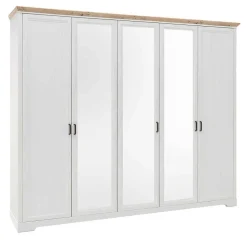 Wohnen 160x200 Bettanlage & Kleiderschrank - Maggio (vierteilig)