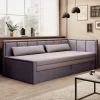 Wohnen 150x200 cm Bettsofa in Altrosa und Mauve - Tampa