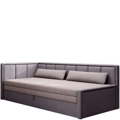 Wohnen 150x200 cm Bettsofa in Altrosa und Mauve - Tampa