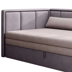 Wohnen 150x200 cm Bettsofa in Altrosa und Mauve - Tampa