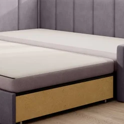 Wohnen 150x200 cm Bettsofa in Altrosa und Mauve - Tampa