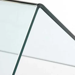 125x70 cm Design Schreibtisch aus Glas - Fire^Wohnen Clearance