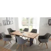 Wohnen 180x90 cm Esstisch & Tischsessel - Khawala (siebenteilig)