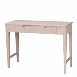 Wohnen 100x40 cm Konsolentisch in Eiche White Wash - Vaxos