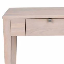 Wohnen 100x40 cm Konsolentisch in Eiche White Wash - Vaxos