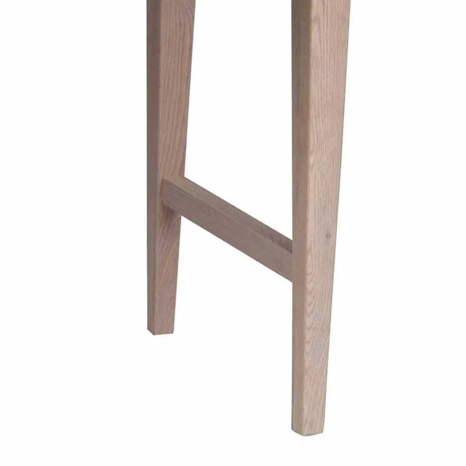 Wohnen 100x40 cm Konsolentisch in Eiche White Wash - Vaxos