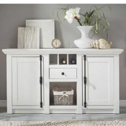 152x83 cm Landhaus Anrichte in Weiß - Chelles^Wohnen Hot