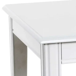 45x45 cm Landhaus Beistelltisch in Weiß - Leida^Wohnen