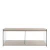 Wohnen 120x60 cm TV Tisch mit Glas Wangen - Culagan