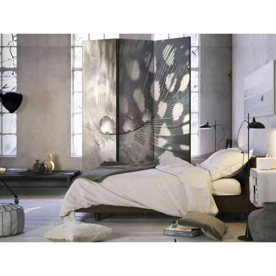 Wohnen 135x172 Deko Raumteiler Feder & Tropfen - Rosinna