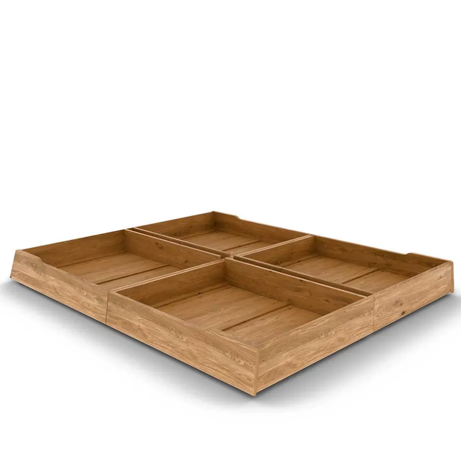 140x200 Designbett aus Wildeiche - Puwa^Wohnen Sale