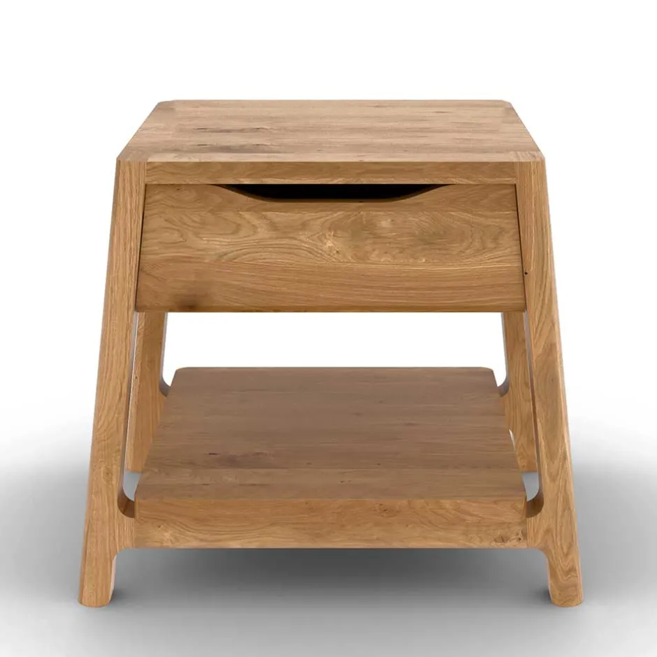 140x200 Designbett aus Wildeiche - Puwa^Wohnen Sale