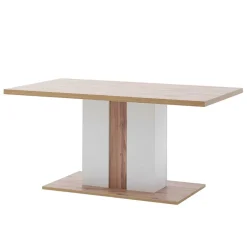 Wohnen 160x90 Esstisch mit Säulenfuß zweifarbig - Caldri