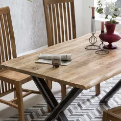 160x85 Esszimmertisch aus Mangoholz - Bastiono^Wohnen Sale
