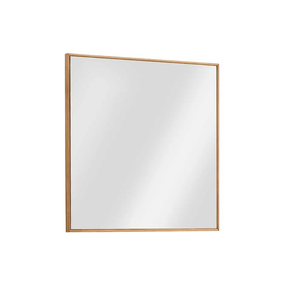 72x72 Flurspiegel mit Massivholz Wildeiche - Mandrey^Wohnen Best