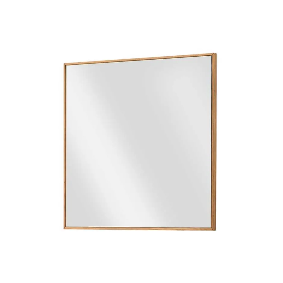 72x72 Flurspiegel mit Massivholz Wildeiche - Mandrey^Wohnen Best