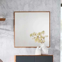 72x72 Flurspiegel mit Massivholz Wildeiche - Mandrey^Wohnen Best