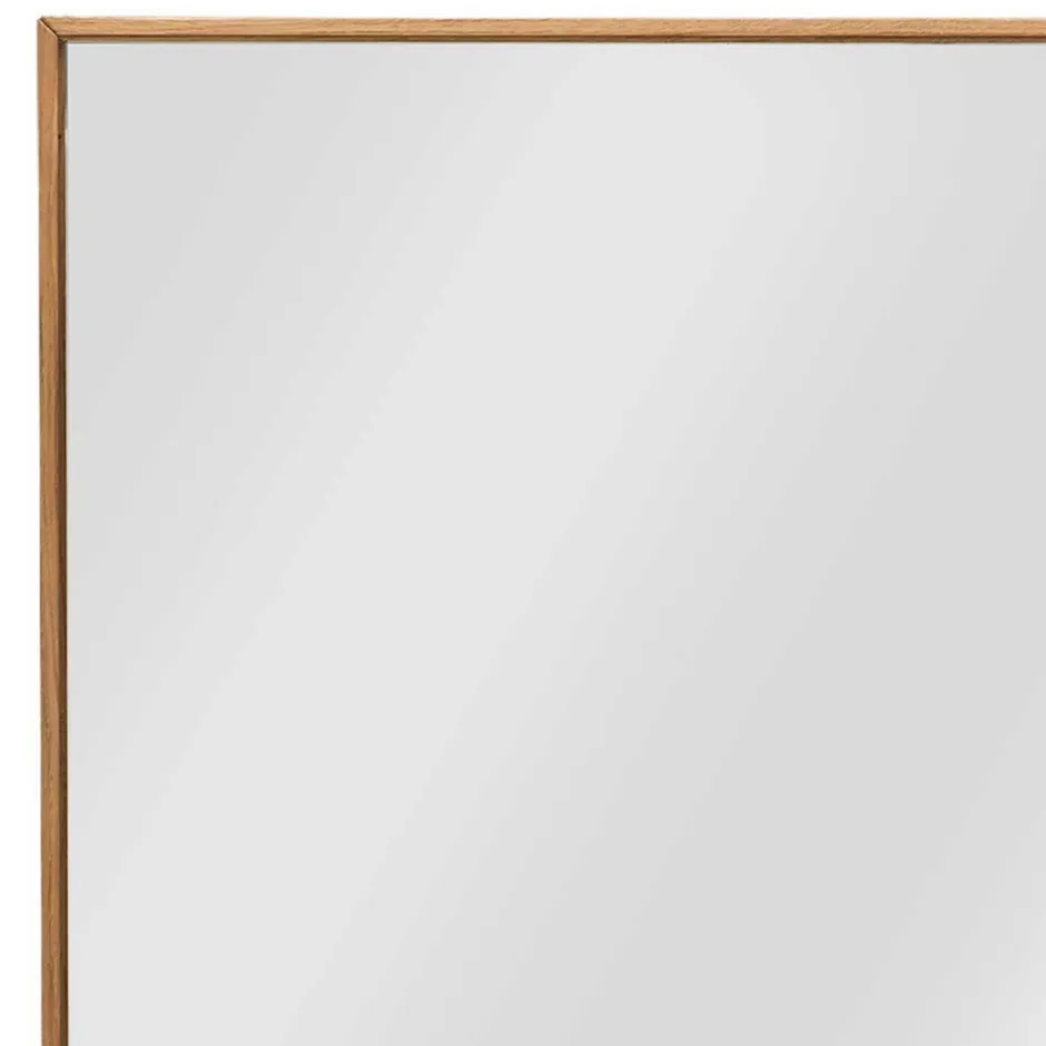 72x72 Flurspiegel mit Massivholz Wildeiche - Mandrey^Wohnen Best