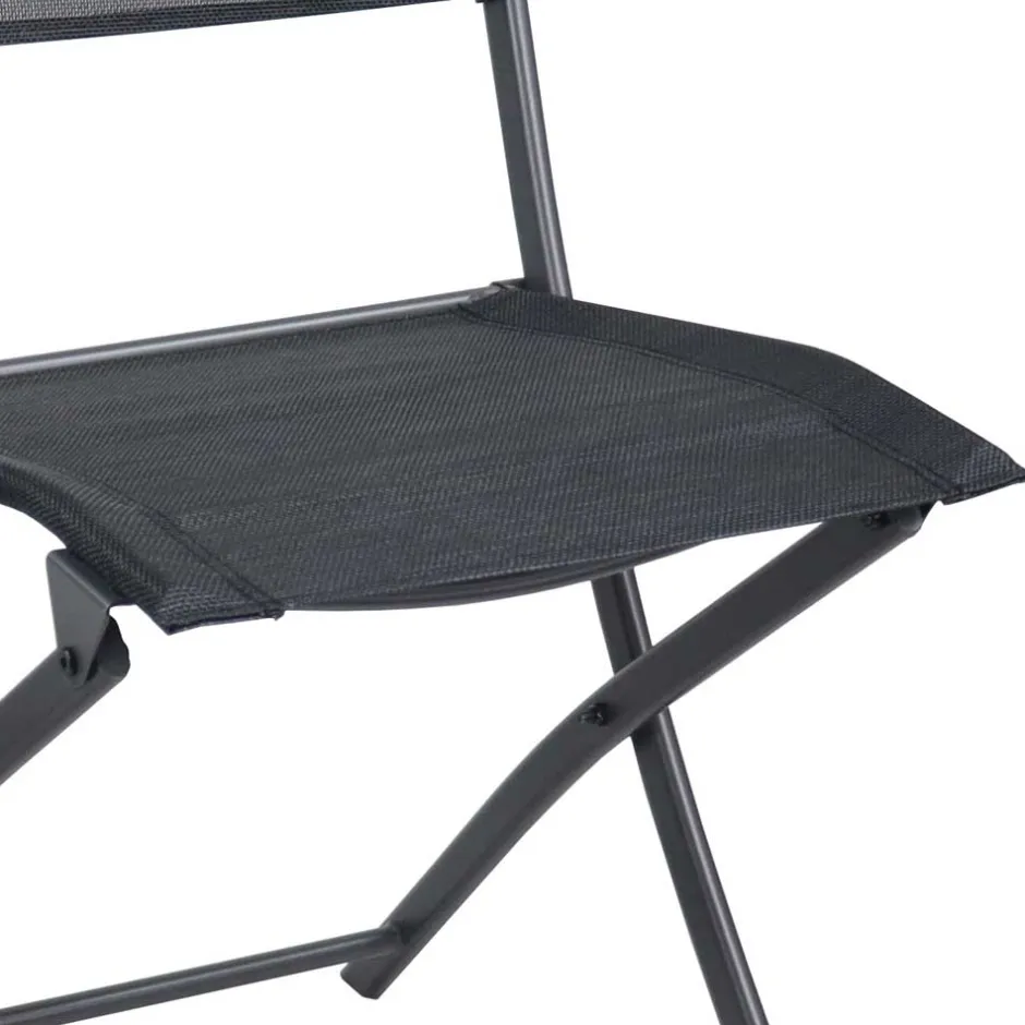 Wohnen 80x55 Gartentisch & Klappstühle Set - Xenata (dreiteilig)