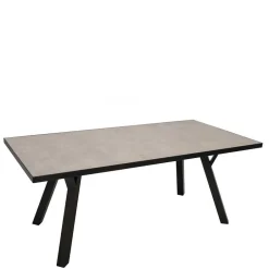 Wohnen 180x90 Gartentisch in Hellgrau & Dunkelgrau - Vojeco