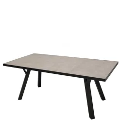 Wohnen 180x90 Gartentisch in Hellgrau & Dunkelgrau - Vojeco