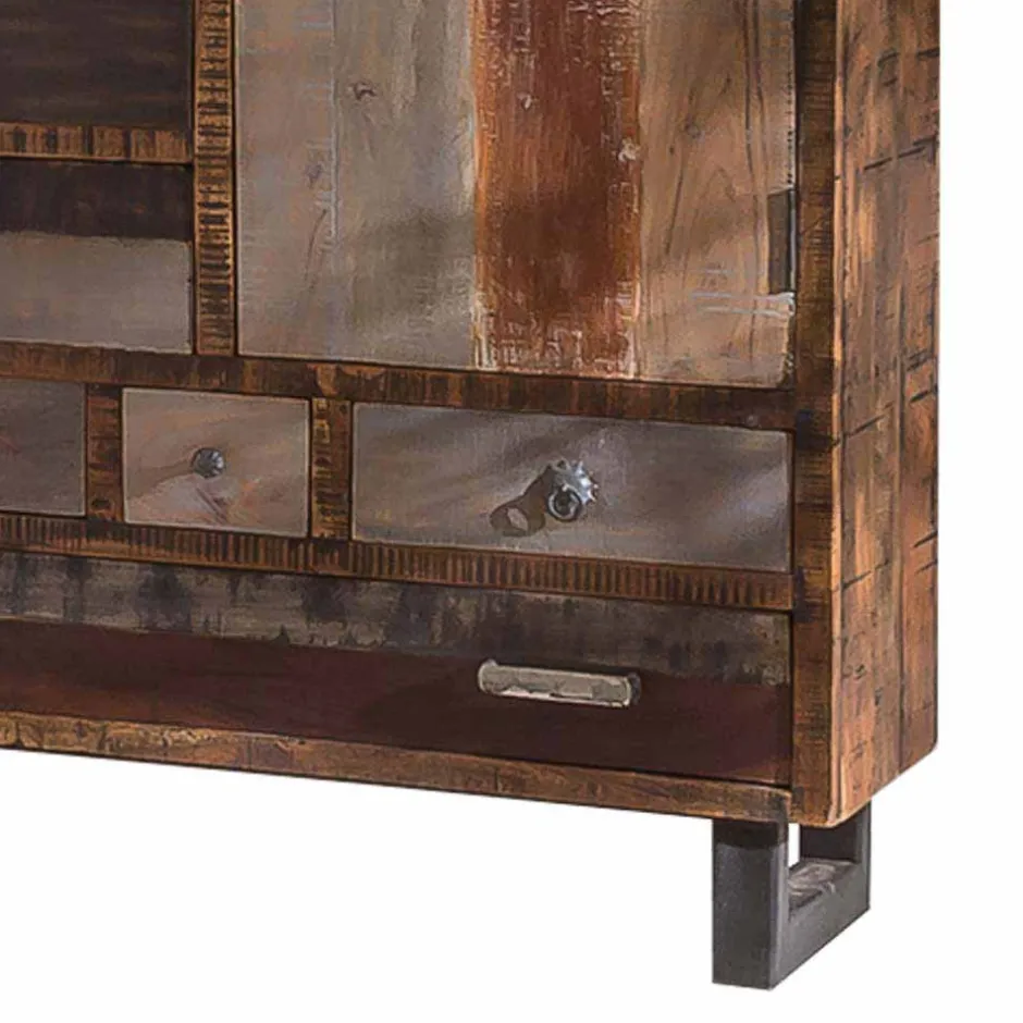 Wohnen 90x120 Highboard mit 11 Schubladen - Bahiro